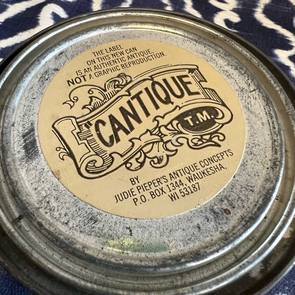 Vintage can of Peas. Never Opened. 1920s can/paper label. - Picture 4 of 4